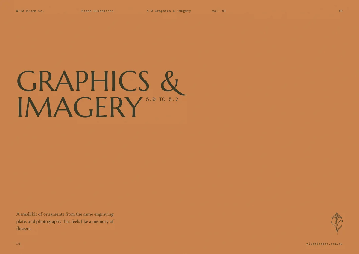 Wild Bloom Co. brand guidelines: Graphics and imagery