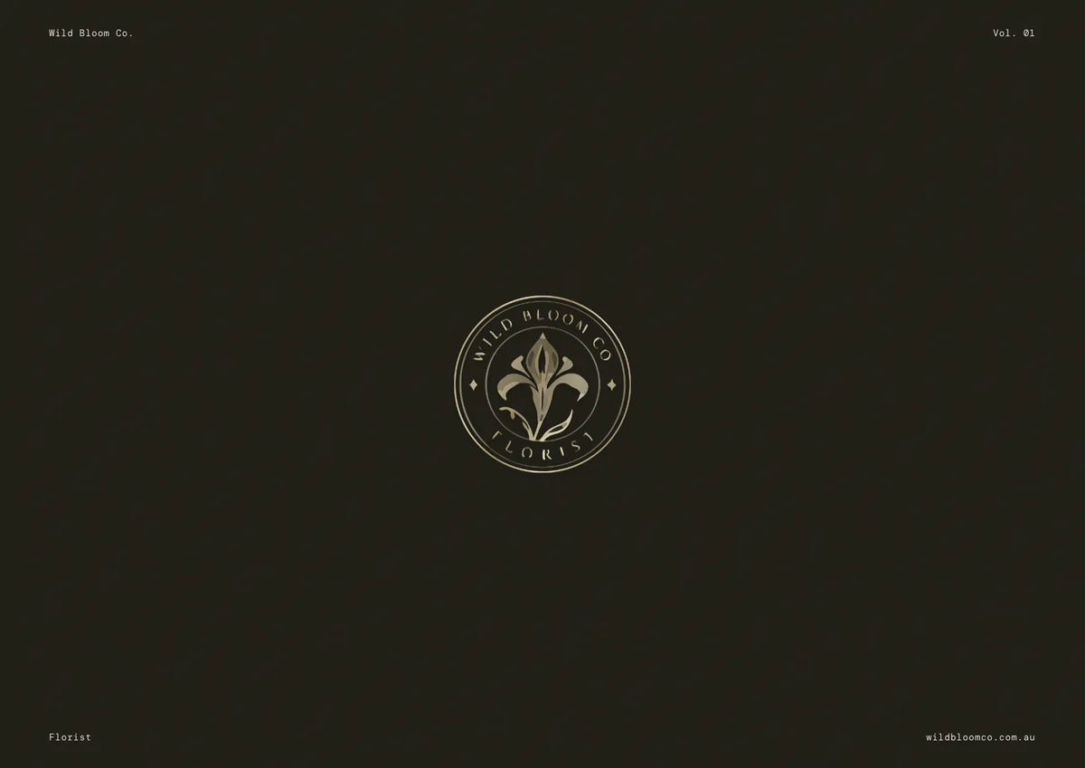 Wild Bloom Co. brand guidelines: Back cover