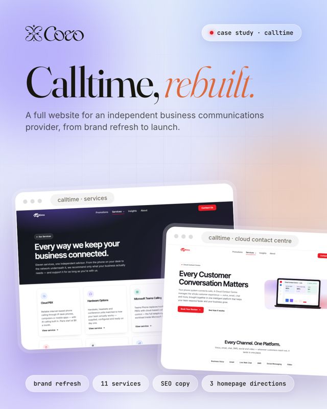 Calltime website