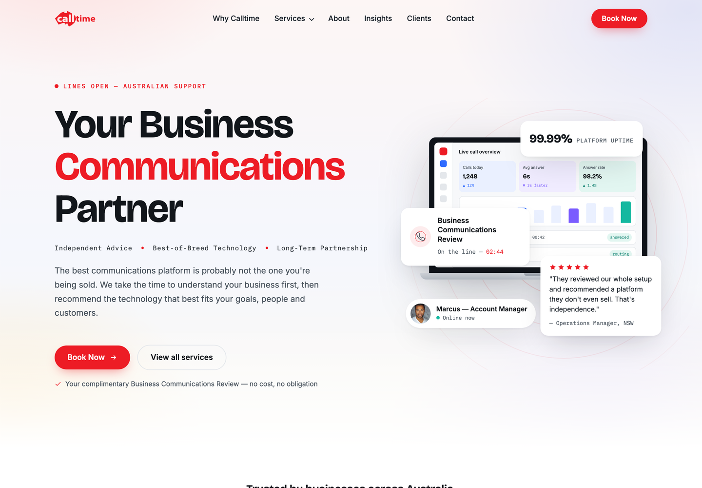 Homepage direction 02: Editorial