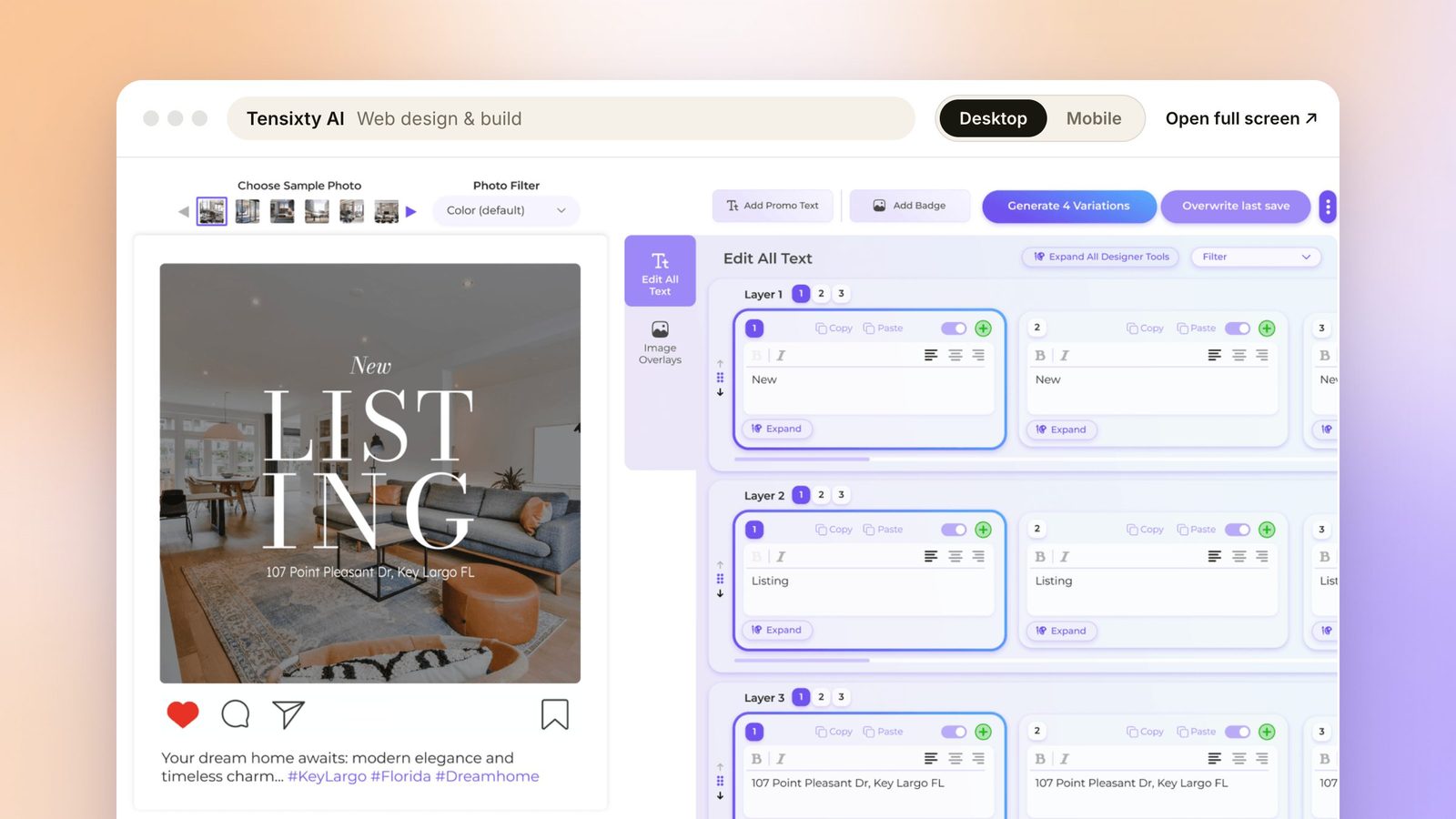 Tensixty AI project by Coco Creatives