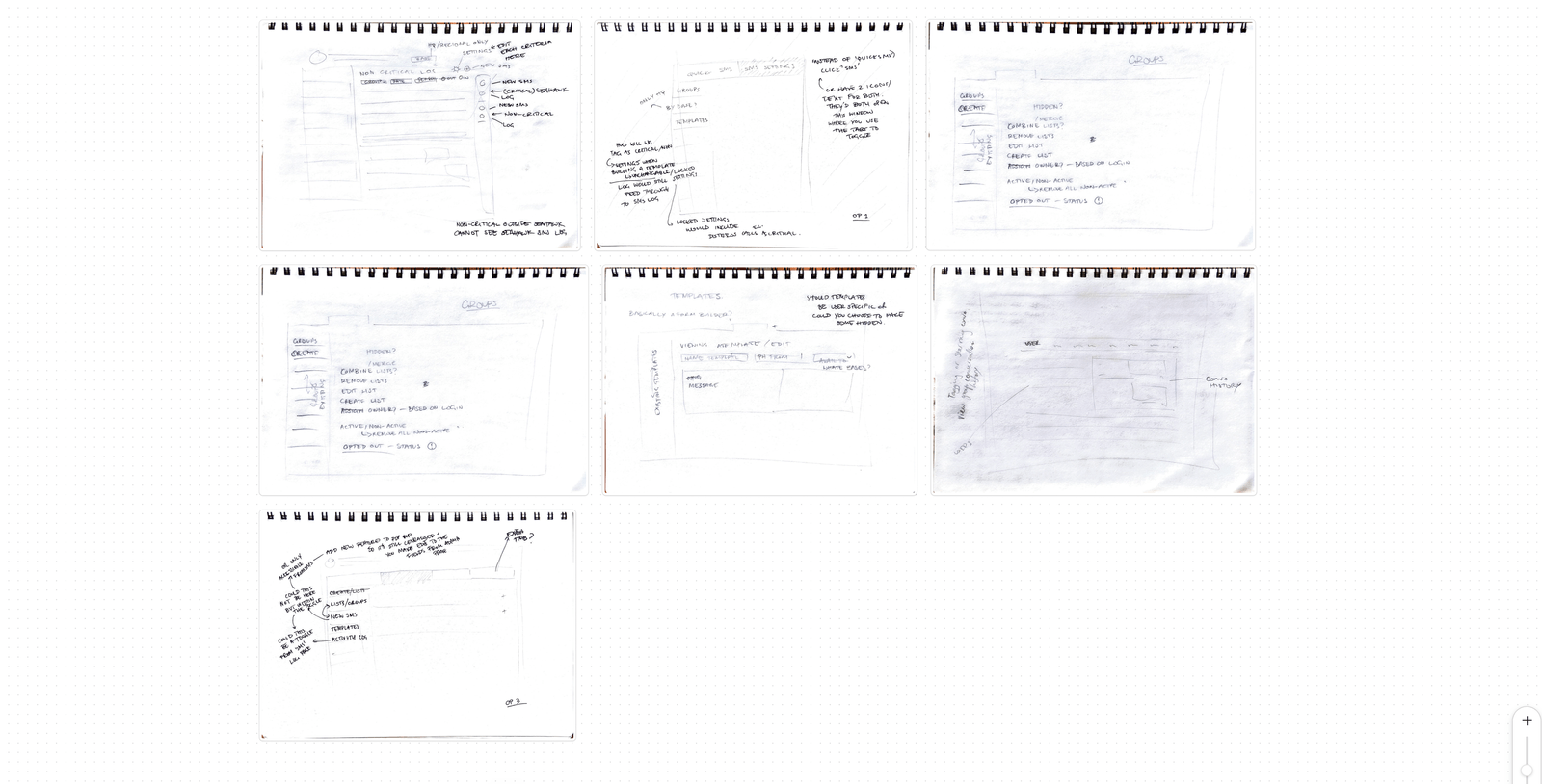 Templates and scheduled communications